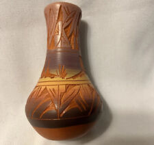 Mesa Verde Red Earth Pottery Navajo Vase Signed Mary Nuhe 5 1/4” Native American picture