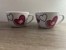 Pair T-Mobile Tuesdays Mug Valentines Day Hearts Love Coffee Cups Is it Tuesday picture