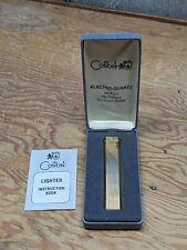 MIB Vintage Colibri Electro-Quartz Pocket Lighter Original Box - Made in Japan picture