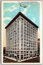 Vtg Toledo OH Ohio Building 1920s View Old Postcard picture