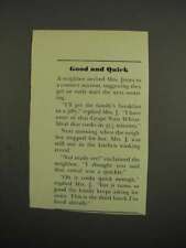 1949 Post Grape-Nuts Wheat-Meal Cereal Ad - Good Quick picture