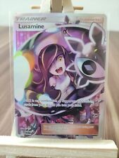 Lusamine 153/156 Ultra Prism Full Art Trainer Ultra Rare Pokemon Card picture