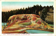 Haynes Orange Spring Formation YELLOWSTONE PARK Wyoming Postcard picture