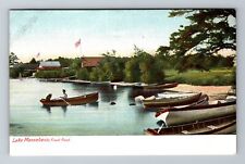 Lake Massabesic NH-New Hampshire, Front Pond, Antique, Vintage Souvenir Postcard picture