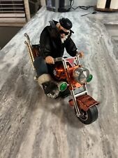 Animated Musical Light Up Christmas Motorcycle Santa Claus Born To Be Wild picture