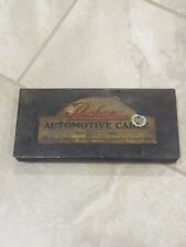 ORIGINAL VINTAGE PACKARD CAR AUTOMOTIVE CABLE METAL CASE WITH PARTS picture