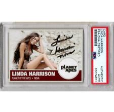 LINDA HARRISON PLANET OF THE APES NOVA SIGNED CUSTOM CARD PSA/DNA AUTHENTIC AUTO picture