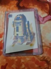 1993 Topps Star Wars Galaxy Just Toys Bend-Ems R2-D2 Promo Card #C RARE HTF SP  picture