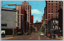 Vintage Postcard - Monroe Avenue - Grand Rapids Michigan - MI picture