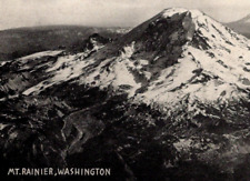 Mt Rainier Mount Rainier Washington Lithograph Postcard Unused picture