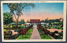 Vintage Postcard 1949 The Club House Hoopes Garden Auburn New York picture