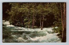 Yosemite Valley, CA-California, Happy Isles, Merced River , Vintage Postcard picture