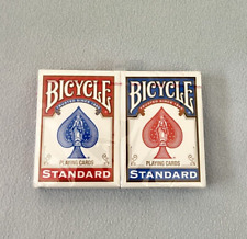 (2 Decks) Bicycle Standard Playing Cards Red/Blue [New & Sealed] picture