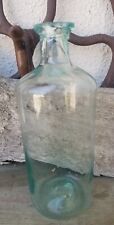 MINTY Antique Utility Bottle applied top, drippy lip, pontil, crude, swirls picture