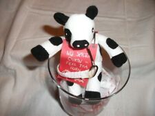 chick-Fil-A Cow plush toy Very Rare red apron No SpiceeChickin-feel Tha-Burn  picture