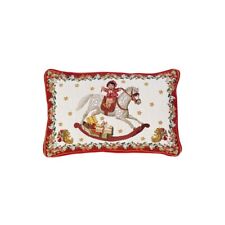 Villeroy & Boch CHRISTMAS EVE 2022 Rectangular Pillow Doll on Rocking Horse picture