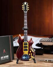AXE HEAVEN Official Jerry Garcia Rosebud Tribute MINIATURE Guitar Display Gift picture