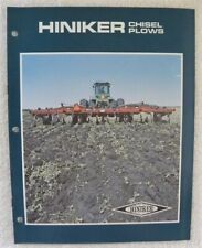 Vintage Hiniker Chisel Plows, Models 816-1325-1341 All Color Dealer Advertising picture