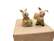 Homco # 1484 Vintage 2 children bunnies ( from bunny family) picture
