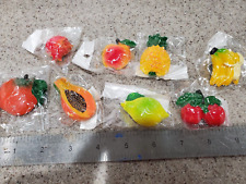 Miswee random 8Pcs creative 3D resin fruit vegetables fridge Strong magnets picture