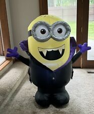 Despicable Me Gone Batty Minion  Halloween Airblown Gemmy Inflatable 4.5’ picture