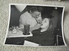 Unique Vintage 1940s Original Norman Weaver Photograph Lady Dentist with Girl picture