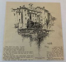 1886 magazine engraving ~ VIEW OF BARGA Tuscany, Italy picture