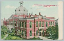 Tampa Florida~Hillsborough County Court House~Close Up~Men Enter Doors~1911  picture