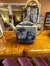 Victorian Style England Ironstone Tea Pot  Unsure of origin  Excellent condition picture