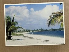 Postcard Sanibel Island FL Florida Beach Bridge Vintage PC picture