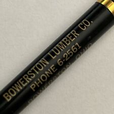 VTG Wings c1950s Mechanical Pencil Bowerston Lumber Company Ohio picture