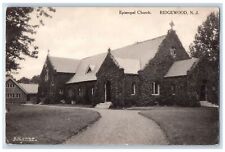c1940s Episcopal Church Exterior Roadside Ridgewood NJ Unposted Vintage Postcard picture