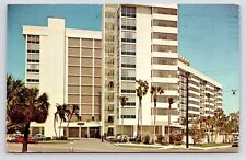 c1960~Downtown St. Pete~Carlton Towers~Beacon on Third~Florida FL~VTG Postcard picture
