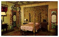 postcard South Bedroom--La Casa Grande San Simeon California A1938 picture