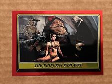 1999 Topps Star Wars Chrome Archives Princess Leia Enslaved #64 Return Jedi picture