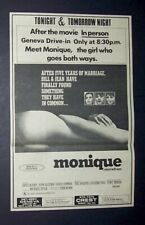 Monique Sibylla Kay Meet & Greet SF Shows 1970 Sm. Poster Type X Rated Movie Ad picture