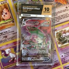 Pokemon Card Rayquaza VMAX TG20/TG30 Silver Tempest Trainer Gallery ACE 10 picture