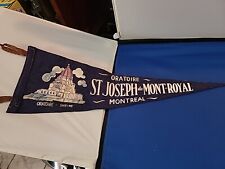 Vintage Felt Pennant Oratoire St Joseph Du Mont-royal Montreal picture