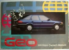1991 GEO PRIZM OWNER'S MANUAL; 254 Pages Complete. picture