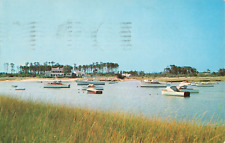 Postcard Allen's Harbor On Cape Cod Harwichport Massachusetts 1957 picture