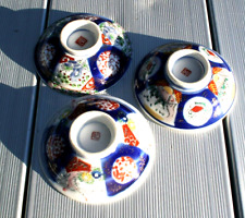 3 Vintage Imari Arita Bowls Porcelain Japan picture
