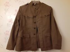 Original WW1 US AEF Enlisted Man's Wool Tunic 40-42 Large Size picture