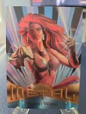 95' MARVEL METAL CARD #25 SCARLET WITCH  picture