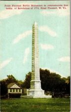 1909. POINT PLEASANT, W VA. BATTLE MONUMENT. POSTCARD HH8 picture