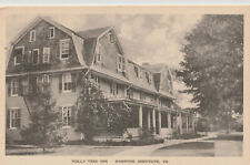 VINTAGE POSTCARD HOLLY TREE IN HAMPTON INSTITUTE VIRGINIA MINT picture