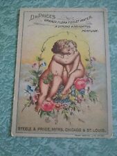 Vintage Antique Victorian Trade Card C1 Chicago Illinois Dr Price perfume St Lou picture