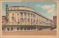 Postcard Eastman Theatre and Eastman School Music Rochester NY  picture