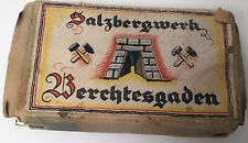 Vintage Salzbergwerk Berchtesgaden Germany Salt Mine Rock Souvenir Original Box picture