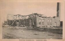 1924 Deadly F4 Tornado Damage to Sandusky Washing Co Sandusky Ohio Postcard picture