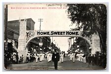 Main Street During Homecoming Week Stevens Point Wisconsin 1908 DB Postcard R23 picture